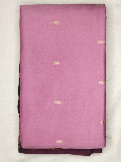 1000290524 Soft Silk Magenta Color With Brown Border