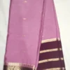 1000290525 Soft Silk Magenta Color With Brown Border