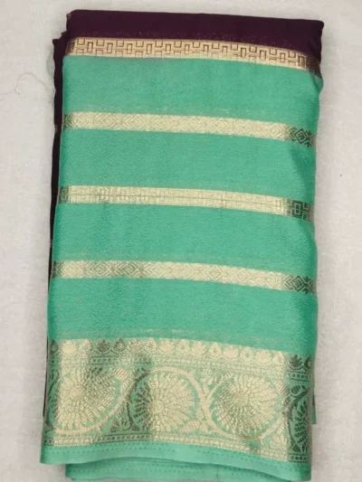 1000290532 Soft Silk Bleached Cedar Color With Dark Sea Green Border