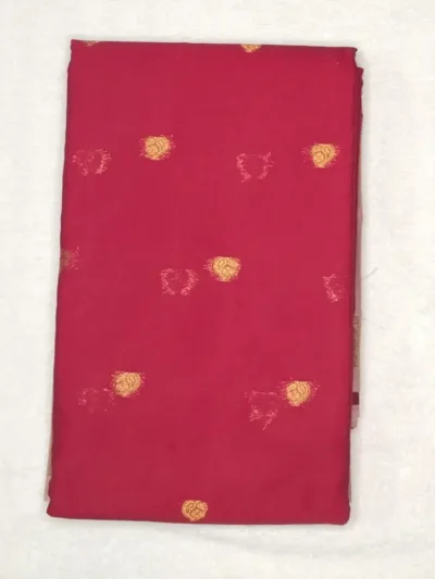 Anushree Butta Red Color With Pink Border