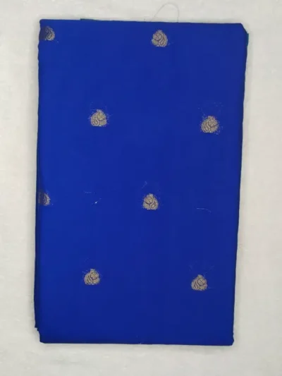 Anushree Butta Egyptian Blue Color With French Blue Border