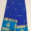 Anushree Butta Egyptian Blue Color With French Blue Border