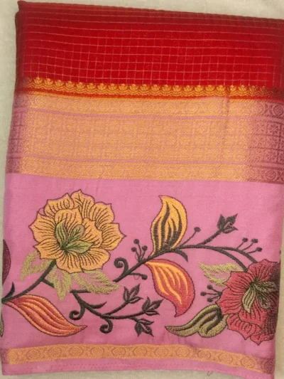 1-IMG_20260125_153226 Premium Silk Sarees Red Color With Pink Border