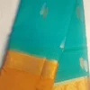 Premium Silk Sarees Light Sea Green Color With Jaggery Border