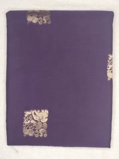 1000290364 Semi Silk Old Purple Color With Dusky Cherry Border