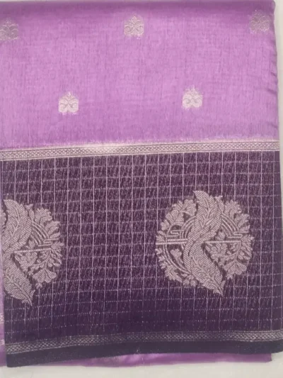Karunadu Sarees Rowan Color With Purple Border