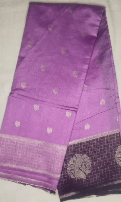 Karunadu Sarees Rowan Color With Purple Border