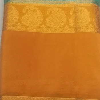 2-IMG_20260125_163226 Premium Silk Sarees Light Sea Green Color With Jaggery Border
