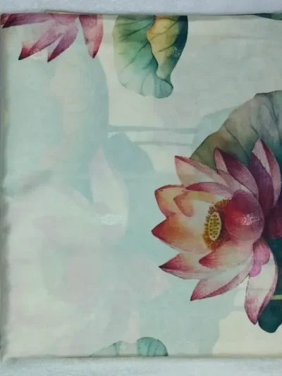 Premium Cotton Sarees Neutral Turquoise Color