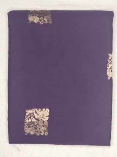 4-IMG_20260125_172345 Pure Semi Silk Old Purple Color With Camelot Border