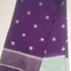 5-IMG_20260125_155743 Karunadu Sarees Midnight Purple Color With Neutral Blue-Green Border