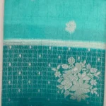 7-IMG_20260125_161321 Karunadu Sarees Charming Teal Color With Sea Green Black Border