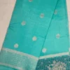 7-IMG_20260125_161409 Karunadu Sarees Charming Teal Color With Sea Green Black Border