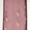Pure Soft Silk Matte Old Rose Color With Warm Gray Border